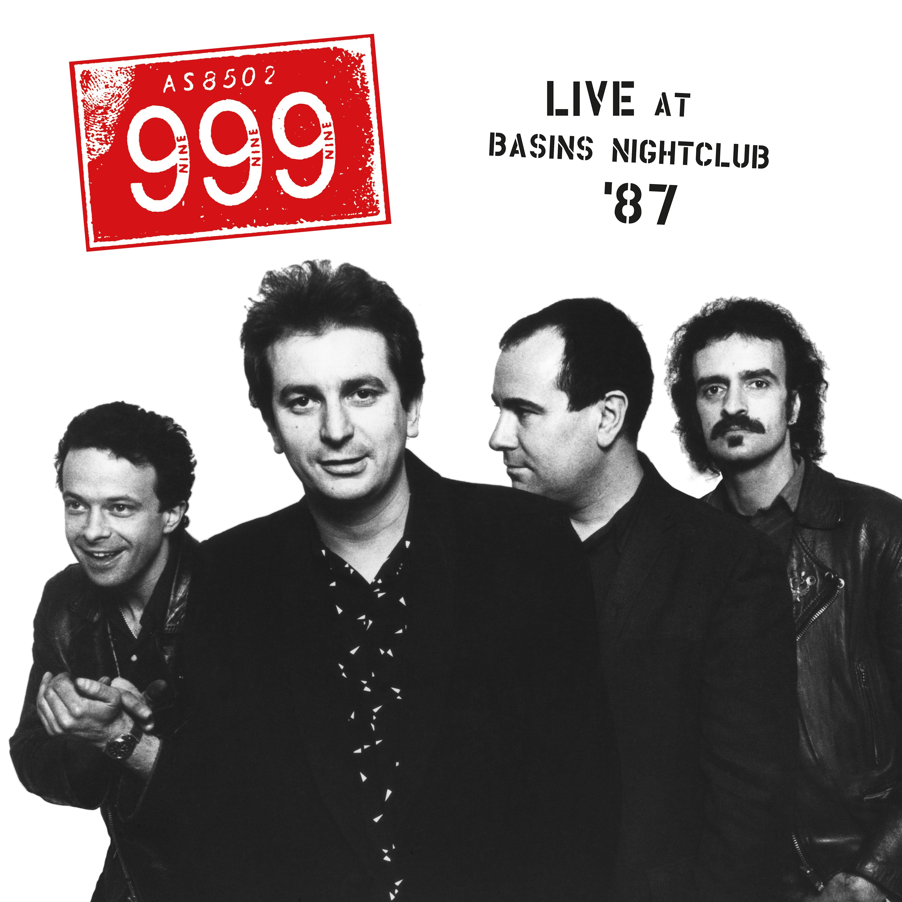 999 - Live At Basins Nightclub '87 - Vinyl LP
