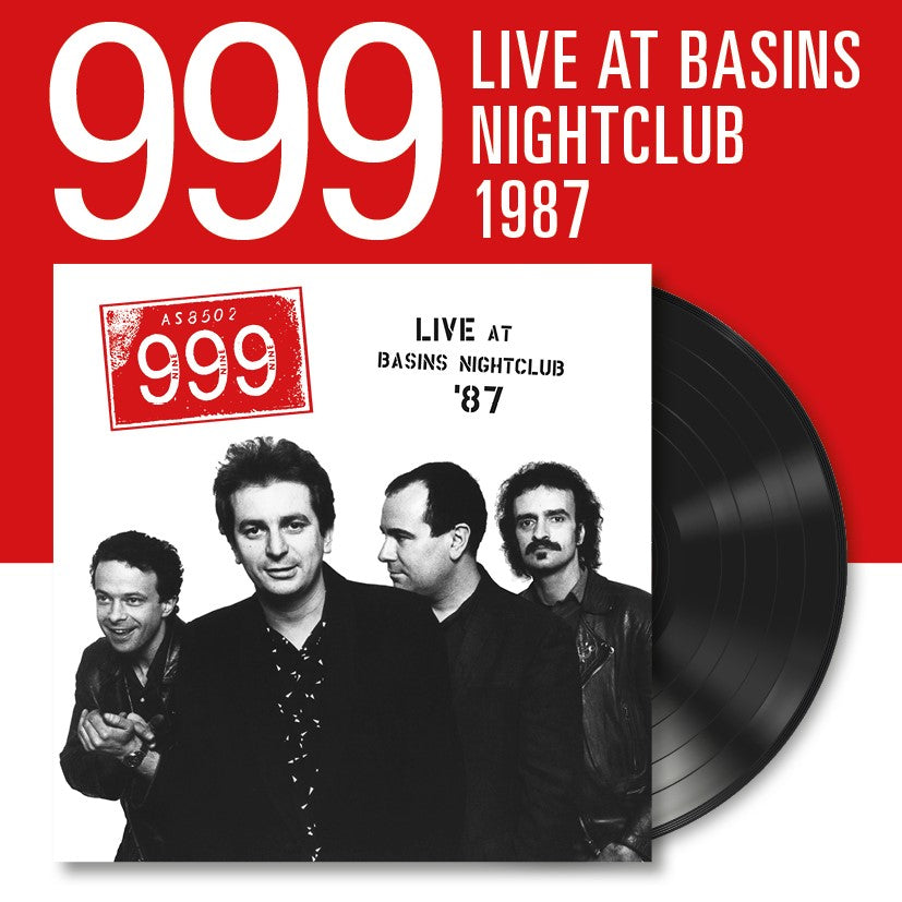 999 - Live At Basins Nightclub '87 - Vinyl LP