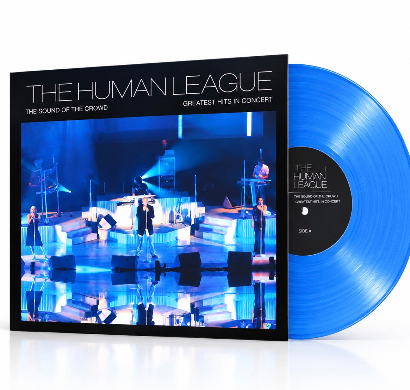 The Human League - Sound Of The Crowd - Greatest Hits Live In Concert - Blue Vinyl LP - Secret Records Limited