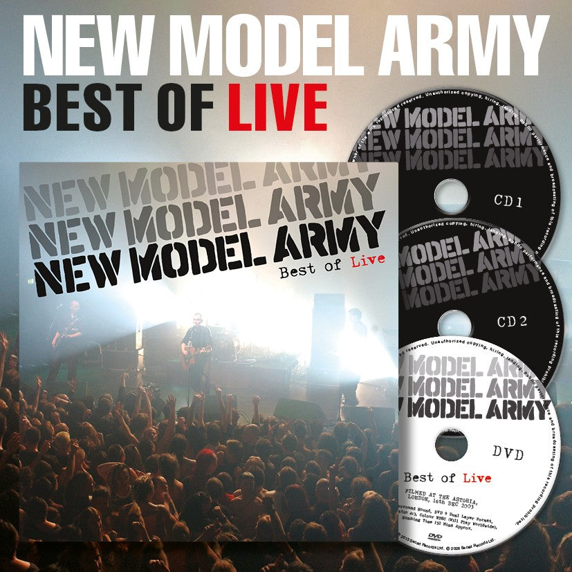 New Model Army - Best Of Live - 2CD + DVD Album