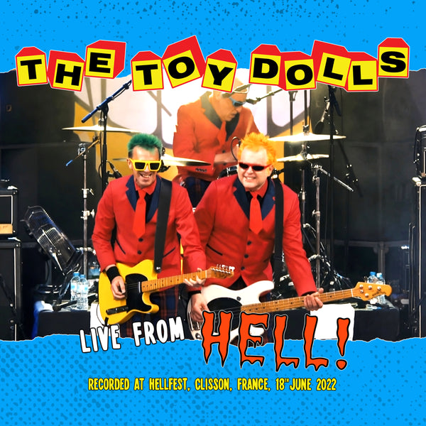 The Toy Dolls Live From Hell CD/DVD Album Secret Records Limited