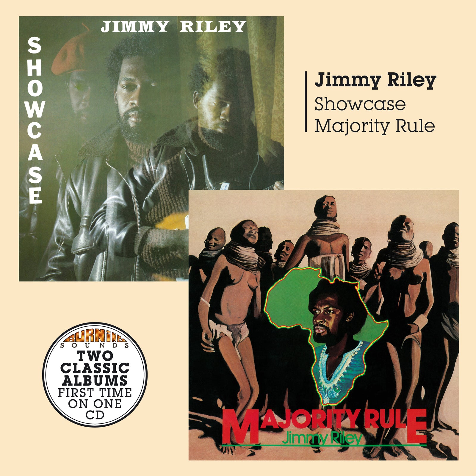 Jimmy Riley - Showcase + Majority Rule - CD Album - Secret Records Limited