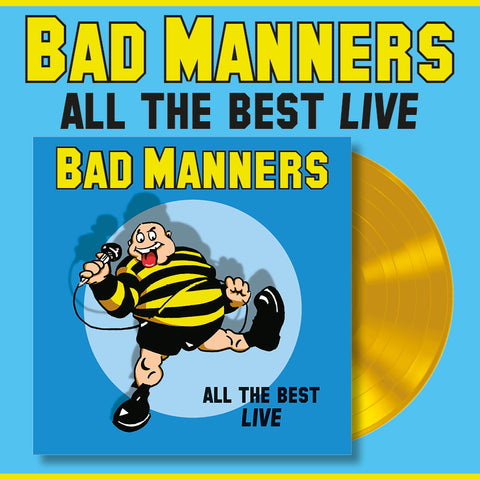 Bad Manners - All The Best Live -  Yellow Vinyl LP