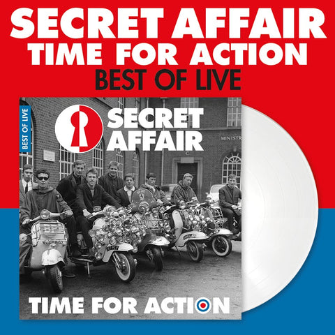 Secret Affair - Time For Action - Best Of Live - White Vinyl LP