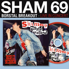 Sham 69 - Borstal Breakout - Live In Concert - CD Album - Secret Records Limited