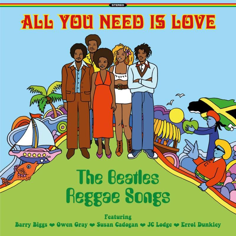 Various Artists - All You Need Is Love - The Beatles Reggae Songs - Red Vinyl LP