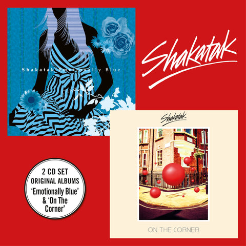 Shakatak -  Emotionally Blue + On The Corner - 2 CD Digipack