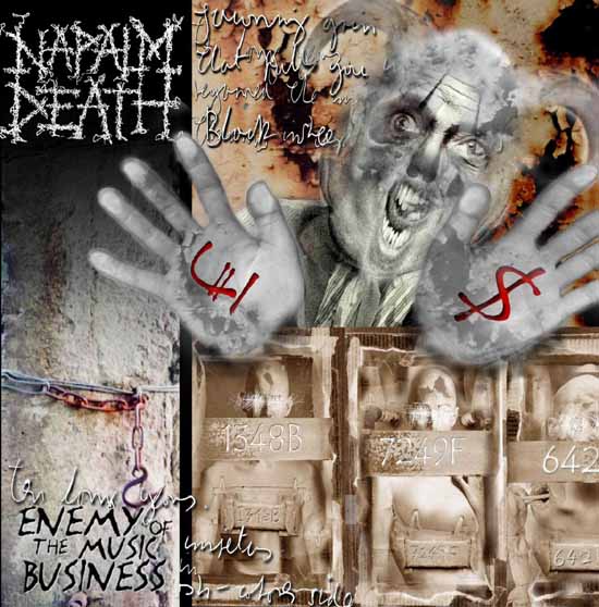 Napalm Death - Enemy of The Music Business/Leaders Not Followers - CD Album - Secret Records Limited