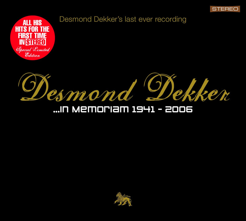 Desmond Dekker - In Memoriam 1941 - CD Album - Secret Records Limited