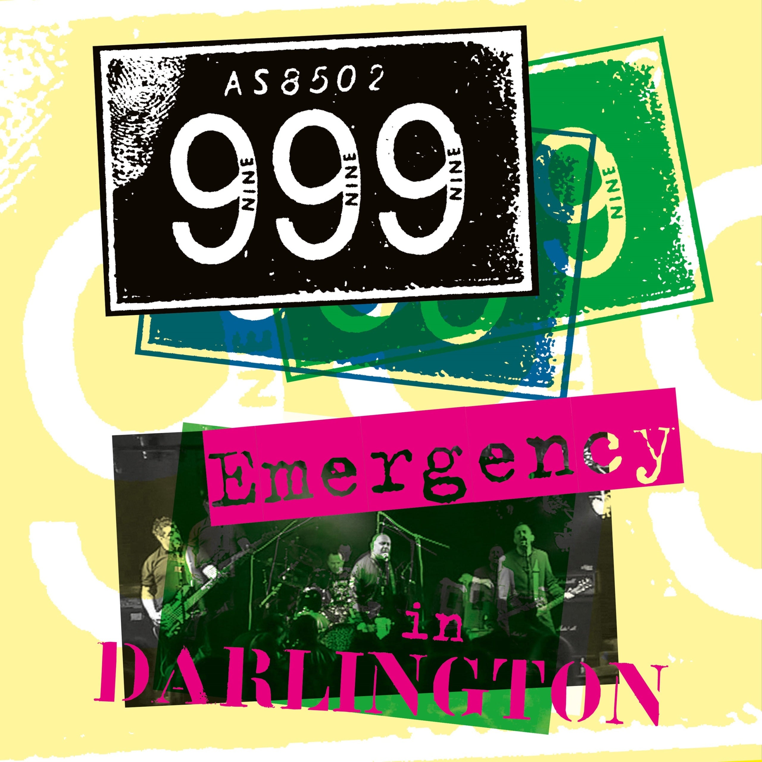 999 - Emergency In Darlington - CD+DVD Album - Secret Records Limited